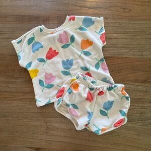 Zara 2 Piece Flower Outfit - Size 2
